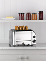 Dualit Frühstücksset inkl. 4er Toaster + 1,7 L Wasserkocher und Brötchenaufsatz