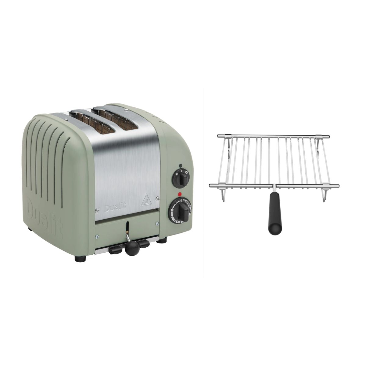 Dualit Toaster Paket 1, 2er Toaster mit Brötchenaufsatz