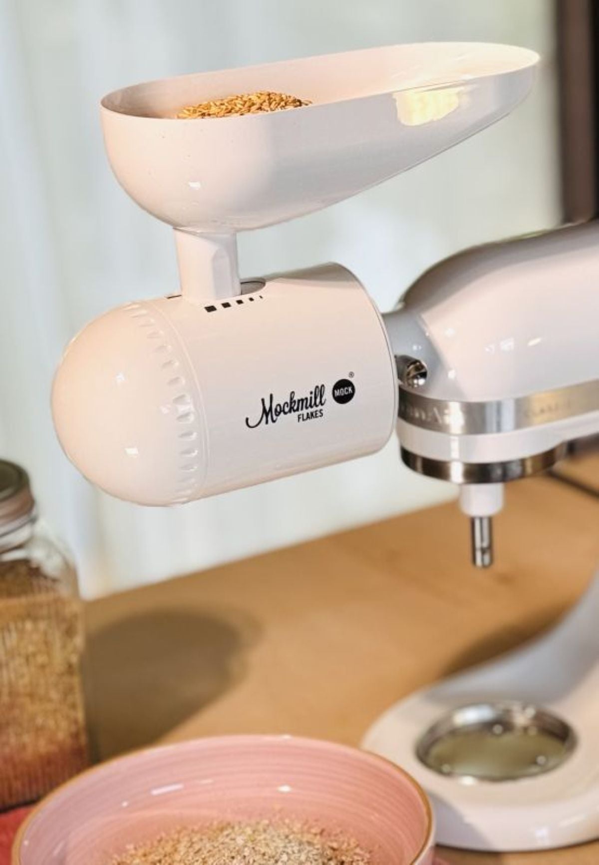 Mockmill Flockervorsatz für KitchenAid MM002