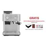 KitchenAid halbautomatische Espressomaschine mit Gratmahlwerk 5KES6551 inkl. GRATIS Illy Exploration Kit