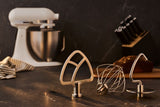 KitchenAid Edelstahlwerkzeuge 3er Set für Küchenmaschinen mit kippbarem Motorkopf 5KSMTH3PSS