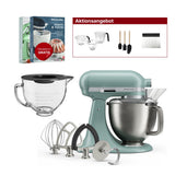 KitchenAid 4,7L 5KSM50PKVE Küchenmaschine - Artisan Plus mit GRATIS Glasschüssel