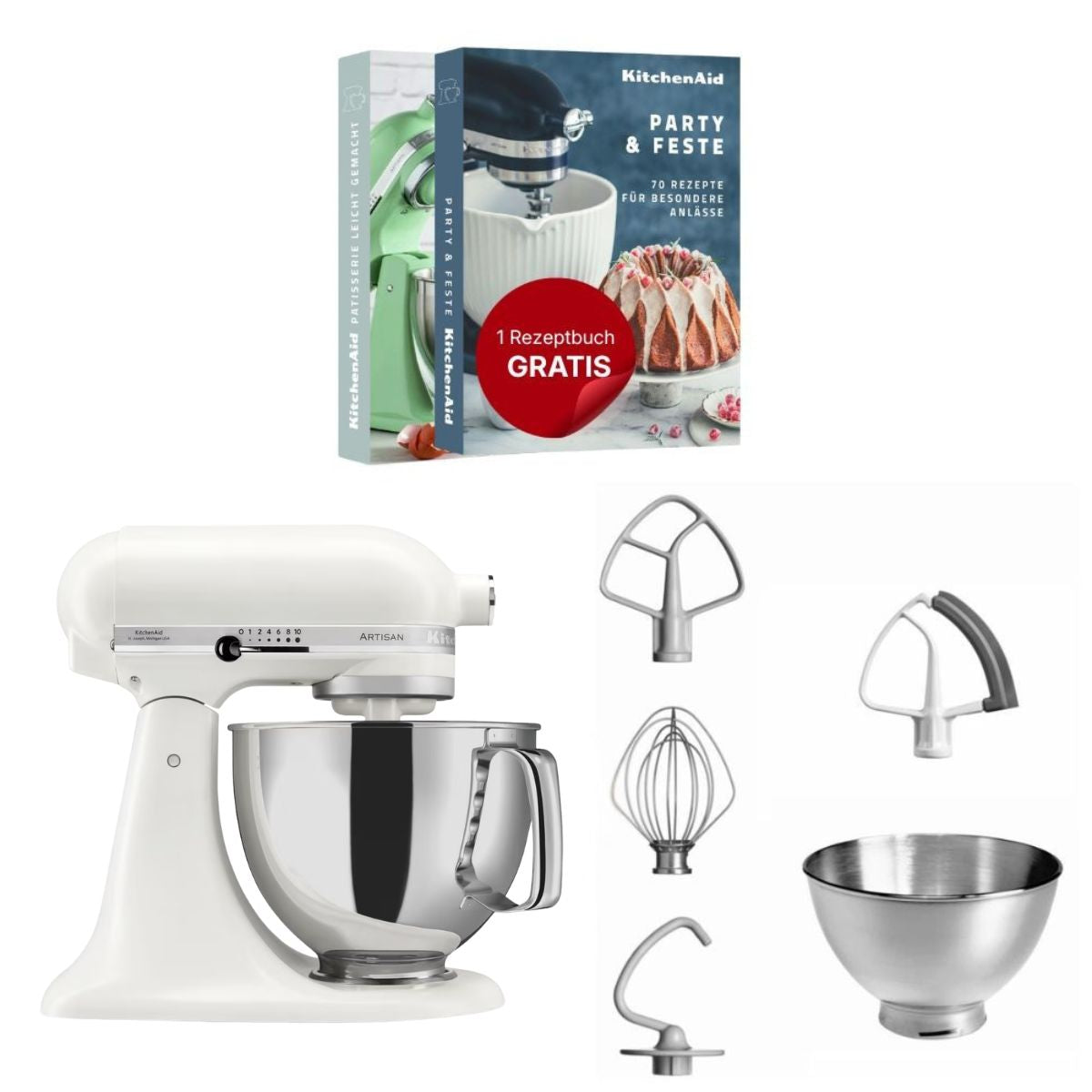 KitchenAid 4,8 L 5KSM175 Artisan Küchenmaschine
