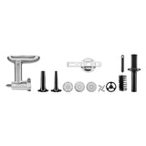 KitchenAid Metallfleischwolf Set mit Westmark Spritzgebäckvorsatz + 5KSMMGA Gr. 8
