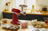 KitchenAid Metallfleischwolf Set mit Westmark Spritzgebäckvorsatz + 5KSMMGA Gr. 8