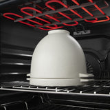 KitchenAid Brot-Backschüssel 5KSM2CB5BGS Grey Speckle mit KitchenAid Brotmesser KKFTR8BRWM+ Rezeptbuch Brot&Brioche