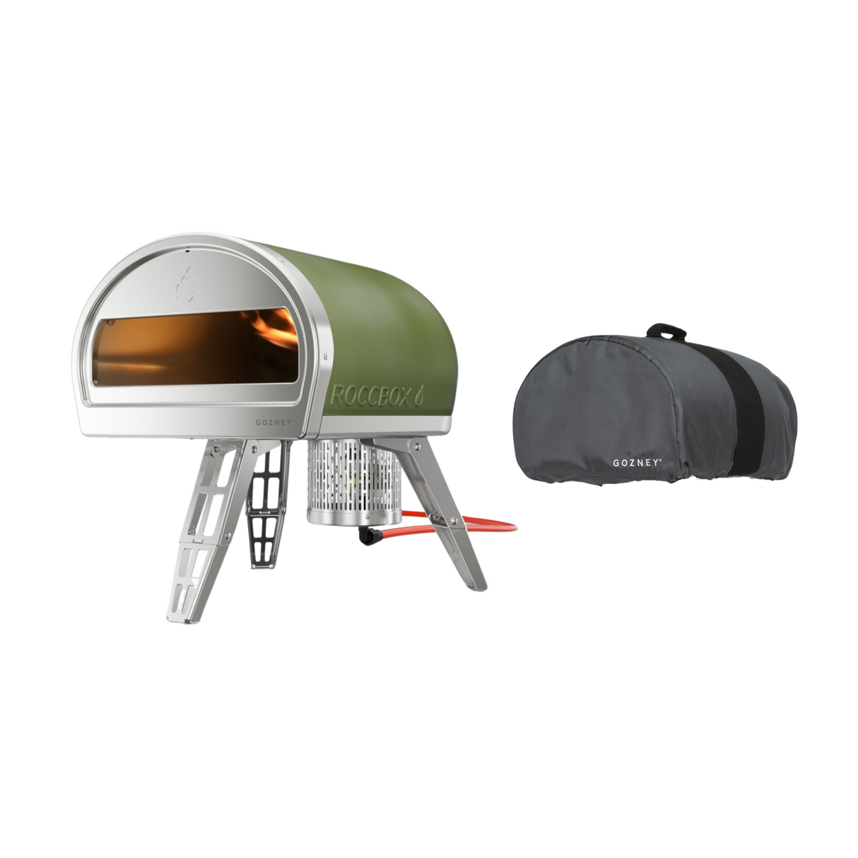 Gozney Roccbox Pizzaofen Basis-Paket mit Abdeckhaube