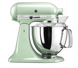 KitchenAid 4,8 L 5KSM175 Artisan Küchenmaschine Breadlover mit Messerschmidt Getreidemühlenvorsatz + Brotbackschüssel