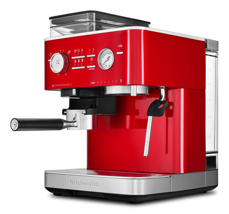 KitchenAid halbautomatische Espressomaschine mit Gratmahlwerk 5KES6551 inkl. GRATIS Illy Exploration Kit