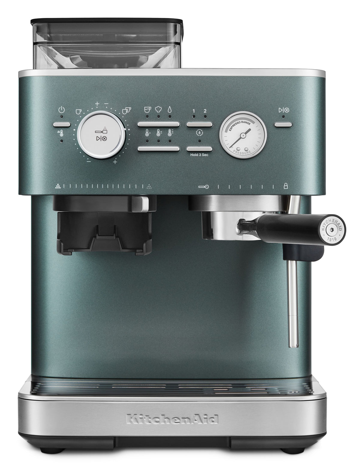 KitchenAid halbautomatische Espressomaschine mit Gratmahlwerk 5KES6551 inkl. GRATIS Illy Exploration Kit