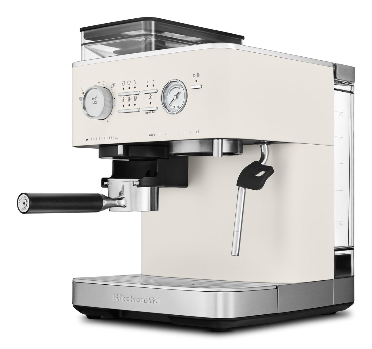 KitchenAid halbautomatische Espressomaschine mit Gratmahlwerk 5KES6551 inkl. GRATIS Illy Exploration Kit