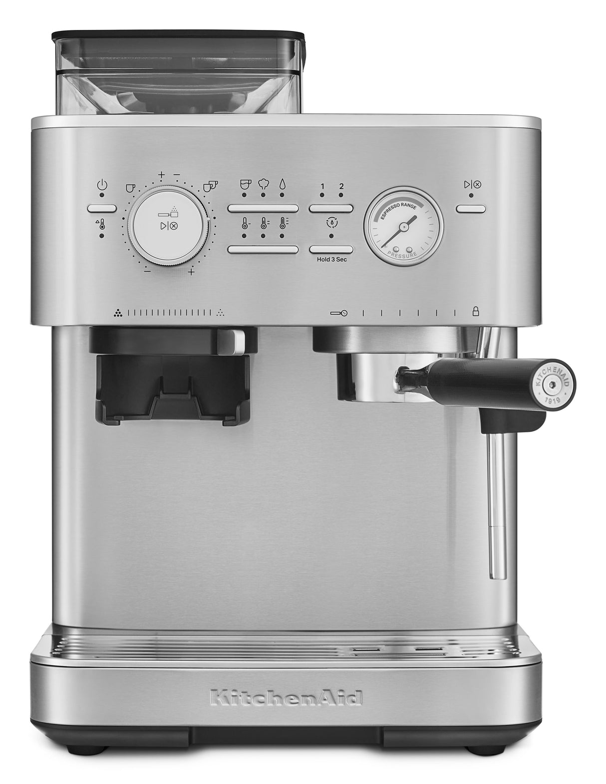KitchenAid halbautomatische Espressomaschine mit Gratmahlwerk 5KES6551 inkl. GRATIS Illy Exploration Kit