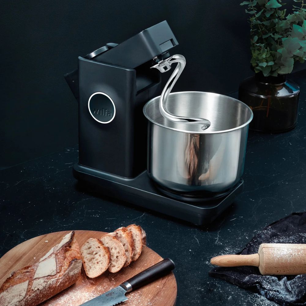 WILFA Küchenmaschine Probaker V2 mit Edelstahlknethaken inkl. GRATIS Brotmesser