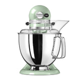 KitchenAid 4,8 L 5KSM175 Artisan Küchenmaschine Steellover mit Edelstahl-Werkzeugen