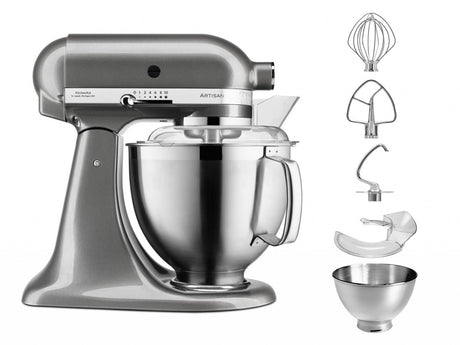 KitchenAid 4,8 L 5KSM185 Artisan Küchenmaschine Cookielover Artisan Fleischwolf+Spritzgebäck+Flexirührer