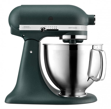 KitchenAid 4,8 L 5KSM185 Artisan Küchenmaschine Allrounderset Fleischwolf+Spritzgebäck+Gemüseschneider