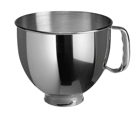 KitchenAid Set Edelstahlschüssel 5K5THSBP + Glasschüssel 5KSM5GB