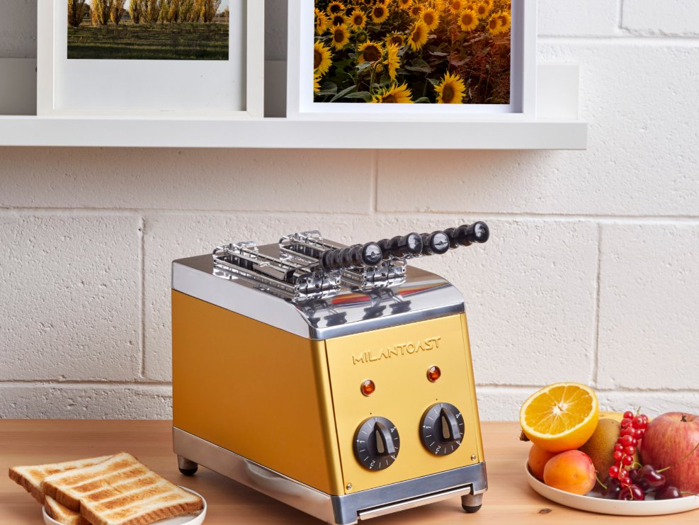 Milantoast Sandwichtoaster mit Zangen