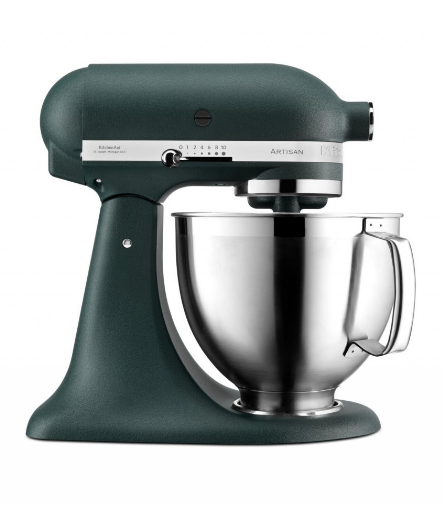KitchenAid 4,8 L 5KSM185 Artisan Küchenmaschine Meatlover Metallfleischwolf 5KSMMGA Gr. 8 und Spritzgebäckvorsatz
