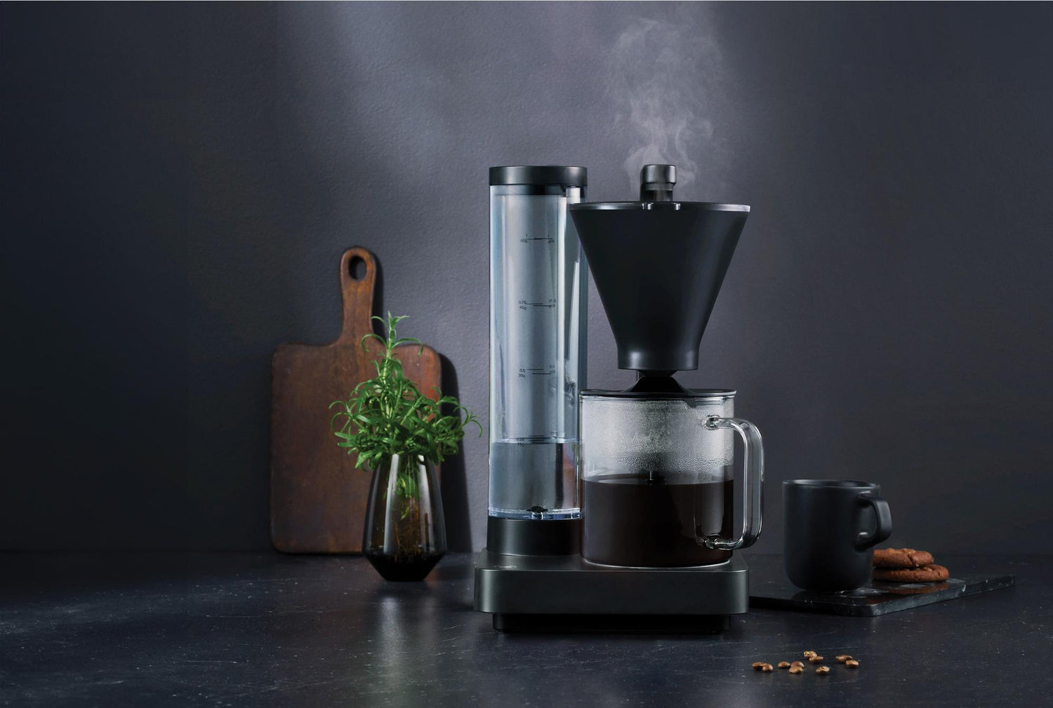WILFA Filterkaffeemaschine PERFORMANCE COMPACT, 1 Liter, schwarz